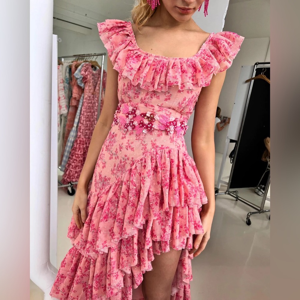 LoveShackFancy ♡ Floral Winslow Dress in Autumn Rose
